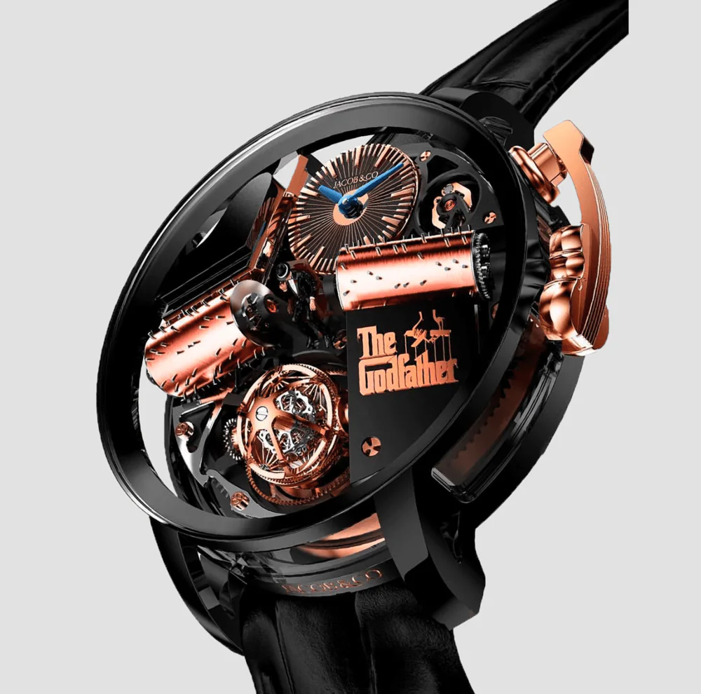 Jacob & Co. 23 OPERA GODFATHER MUSICAL WATCH BLACK DLC